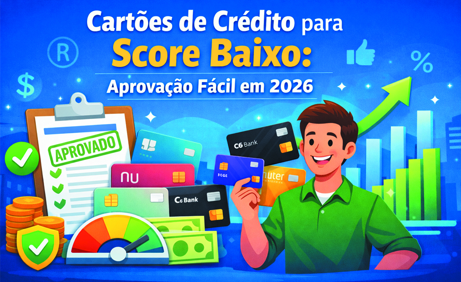 Cartões de Crédito para Score Baixo